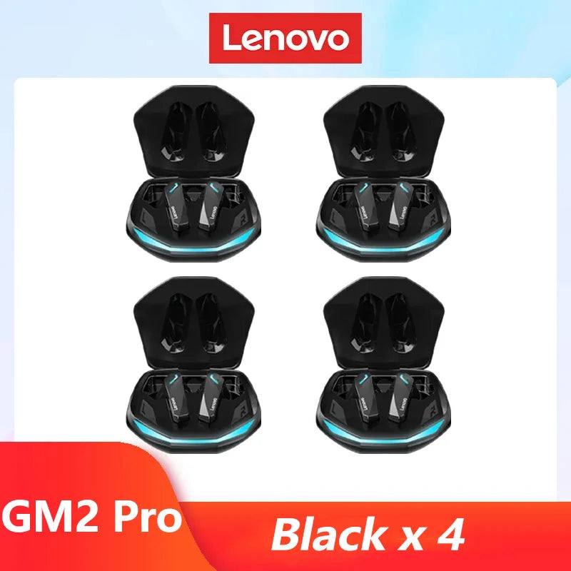 Original Lenovo GM2 Pro 5.3 Bluetooth Wireless Earbuds – Low Latency Gaming Headset with HD Call & Mic