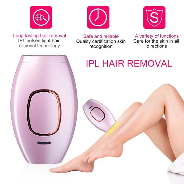 Pulse IPL Women's Epilator – 500,000 Flashes Body & Bikini Laser Hair Removal Shaver for Home Use