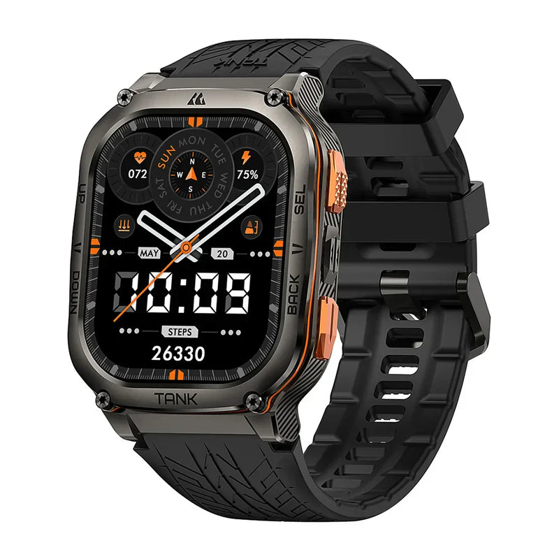 2024 KOSPET TANK M3 Ultra GPS Smartwatch – Rugged, Waterproof & Military-Grade