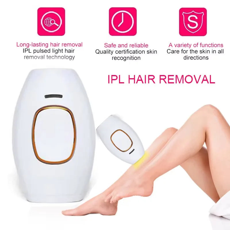 Pulse IPL Women's Epilator – 500,000 Flashes Body & Bikini Laser Hair Removal Shaver for Home Use