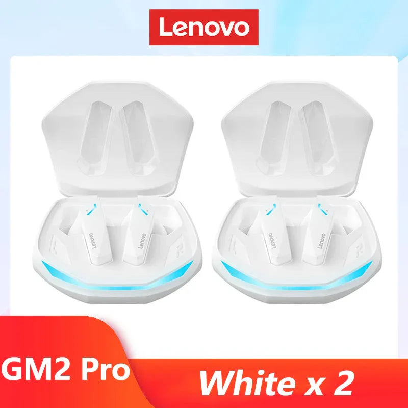 Original Lenovo GM2 Pro 5.3 Bluetooth Wireless Earbuds – Low Latency Gaming Headset with HD Call & Mic