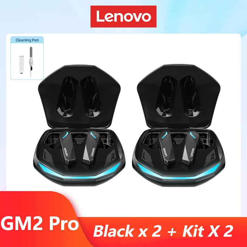 Original Lenovo GM2 Pro 5.3 Bluetooth Wireless Earbuds – Low Latency Gaming Headset with HD Call & Mic